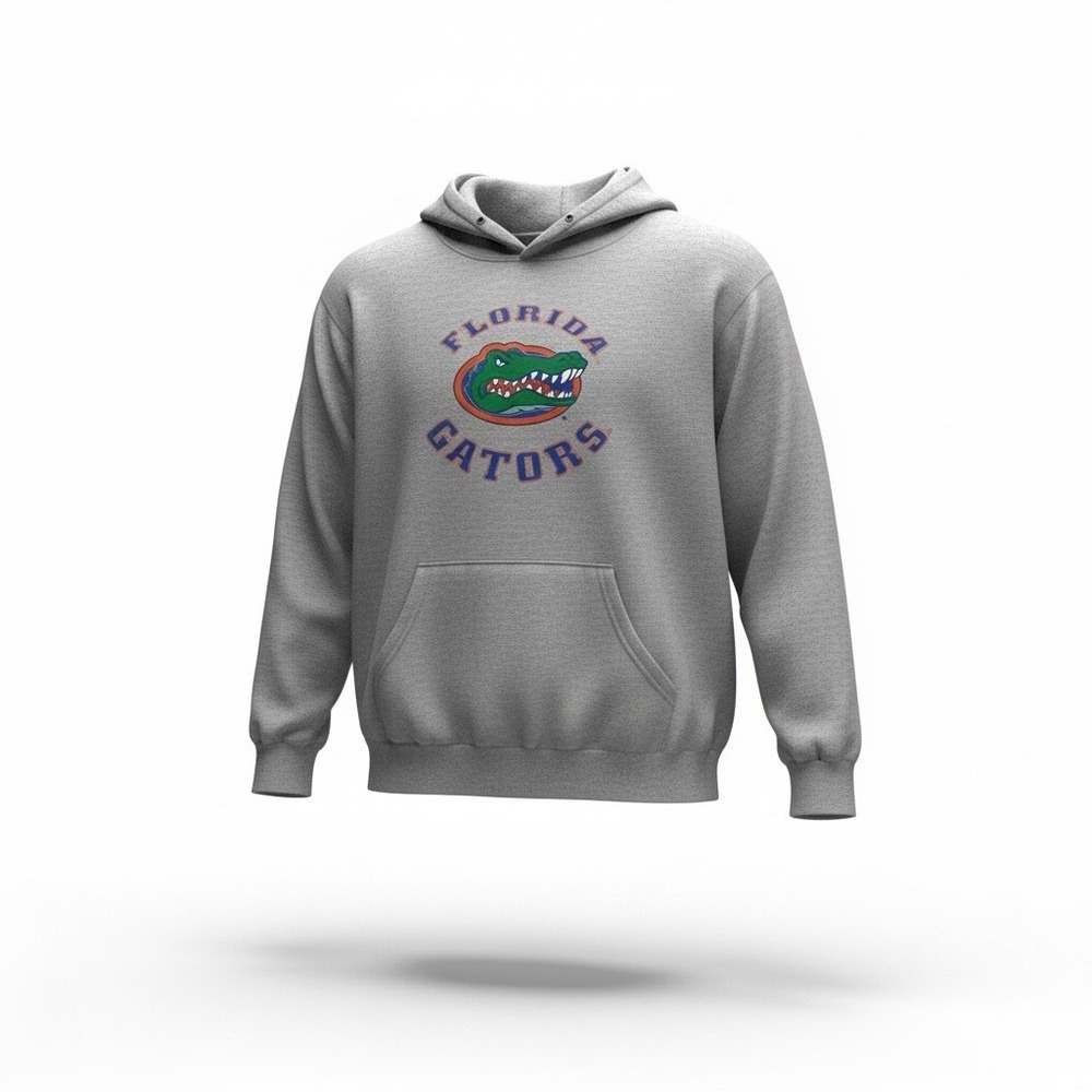 Soffe Florida Gators Hoodie Sweatshirt Youth Large L 14-16 Gray Football NCAA